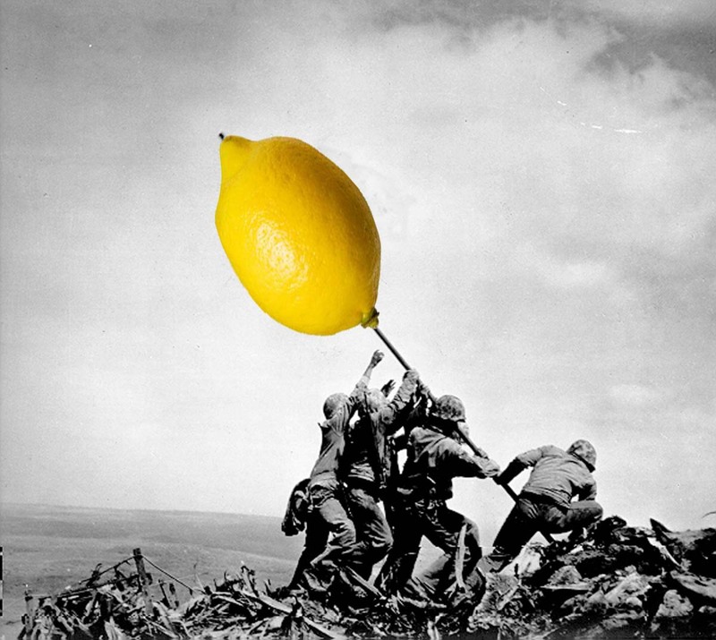 The Raising of the Lemon at Iwo Jima